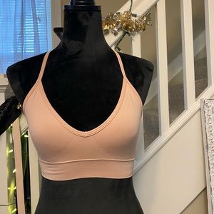 Pale Pink sports bra
